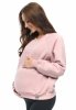 MijaCulture - 3 in 1 light super soft maternity and nursing sweatshirt Olivia M019 Pink